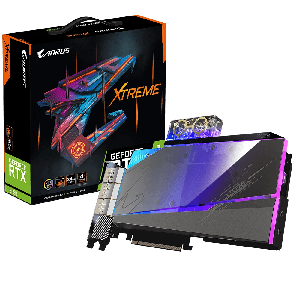 Gigabyte AORUS GeForce RTX 3090 XTREME WATERFORCE WB 24G